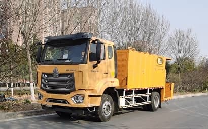Philippine customer bought 6t/h slurry sealer truck